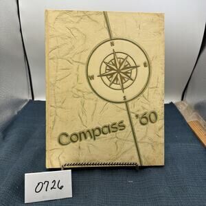 1960 Saint Monica High School Yearbook Santa Monica California CA Compass St.